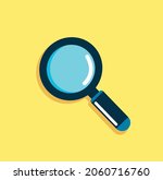 magnifying glass icon vector... | Shutterstock .eps vector #2060716760