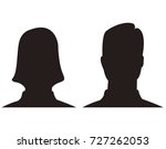 man and woman avatar icon... | Shutterstock .eps vector #727262053