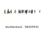 people walking | Shutterstock . vector #58335931