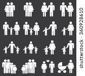 family icons set | Shutterstock .eps vector #360928610