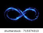 Lighting 3d Infinity Symbol....