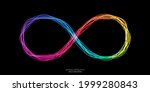 Infinity Symbol By Wavy Lines...