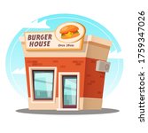 fast food diner restaurant ... | Shutterstock .eps vector #1759347026