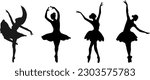 ballerina silhouette dancers...