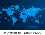 global network connection... | Shutterstock .eps vector #1380444200