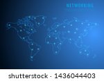global network connection... | Shutterstock .eps vector #1436044403
