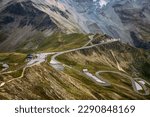 Picture taken of the High Alpine Road near the Grossglockner, Austria.