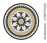 mosaic tile decoration circle... | Shutterstock .eps vector #1730773120