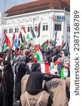 Small photo of Yogyakarta, November 11, 2023 - Indonesian people united at Km 0, Yogyakarta to voice their condemnation of the genocide committed by Israel against the Palestinian people. The Yogya community consist