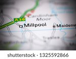 Small photo of Millpool. United Kingdom on a geography map