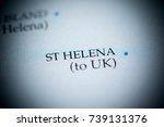 st. helena | Shutterstock . vector #739131376