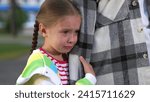 Small photo of be sad let go, psychological stress, childhood suffering, mother support, demonstrative tears hysteria, indignation children injustice, helping child with mental disorders, child defeat, emotional