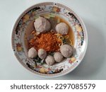 Small photo of village meatballs with a hasty taste