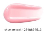 Pink lip gloss texture isolated ...