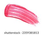 Pink shimmering lip gloss...