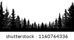 forest  coniferous trees ... | Shutterstock .eps vector #1160764336