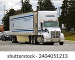 Small photo of Mississauga ON Canada September 8, 2023 Garry Mercer Trucking near Dixie Rd