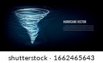 hurricane vector symbol icon on ... | Shutterstock .eps vector #1662465643