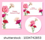 set of templates for mother's... | Shutterstock .eps vector #1034742853