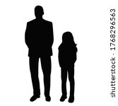 vector  isolated  people stand  ... | Shutterstock .eps vector #1768296563
