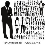 isolated  silhouette people ... | Shutterstock . vector #720362746