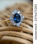 Small photo of Blue Sapphire Rings.Blue Sapphire power has ability to turn one's fortune. It lifts the misfortune and good luck comes to the fore