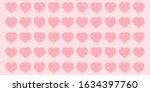 valentines day background... | Shutterstock .eps vector #1634397760