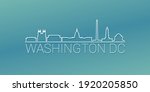 washington  dc  usa skyline... | Shutterstock .eps vector #1920205850