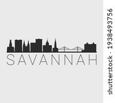Savannah  Ga  Usa Skyline...