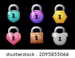 game icon multicolored metal... | Shutterstock .eps vector #2095855066