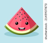 cute kawaii happy slice... | Shutterstock .eps vector #2145937873