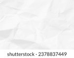 Small photo of Grunge wrinkled white color paper textured background with copy space