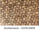 Closed Up Wooden Wicker Texture ...