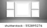 blank picture photo frame... | Shutterstock . vector #552895276