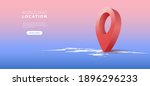 navigator 3d pin location... | Shutterstock .eps vector #1896296233