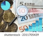 Small photo of one of the world’s most powerful currencies. From its inception in 1999 to its current status as a global economic force, this image captures the journey of the euro and its impact on the world