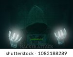 dangerous hacker stealing data... | Shutterstock . vector #1082188289