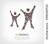 histrionics people | Shutterstock . vector #398500933