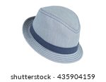 blue hat isolated on white... | Shutterstock . vector #435904159
