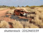 Burnt car.
Abandoned
Fire
Outback
Stolen
