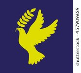 dove of peace icon | Shutterstock .eps vector #457909639