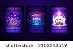 casino night  set of invitation ... | Shutterstock .eps vector #2103013519