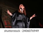 Small photo of The Portuguese fadista Katia Guerreiro performs during the concert at the Church of Our Lady of Guadalupe in Madrid. November 28, 2023 Spain