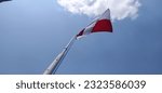 Small photo of the red and white flag flutters mightily in our beloved country Indonesia