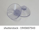 Isolated plastic Suction cups two
