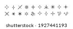 set of simple sparkle line... | Shutterstock .eps vector #1927441193