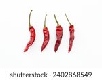 Chili pepper on a white background.