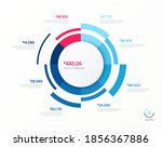 vector infographic round chart... | Shutterstock .eps vector #1856367886