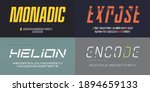 collection of vector italic... | Shutterstock .eps vector #1894659133
