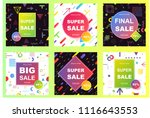 sale banner template design.... | Shutterstock .eps vector #1116643553